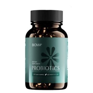 BIOMA Probiotics – Digestive Health Probiotic – Gut Support for Men & Women – 60 Capsule’s
