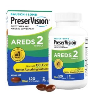 PreserVision AREDS 2 Eye Vitamins | #1 Eye Doctor Recommended – 120 Softgels