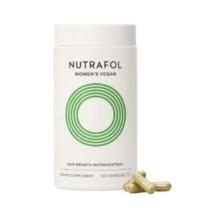Nutrafol Hair Supplement for Women – Clinically-Tested Plant-Based Formula for Thicker, Fuller Hair– 120 Capsules
