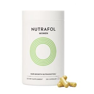 Nutrafol Women’s Hair Growth Supplements, Ages 18-44, Clinically Proven for Visibly Thicker and Stronger Hair, 1 Month Supply