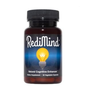 Redimind Natural Brain Booster Supplement | Memory & Focus Support 30 Vegetable Capsule’s